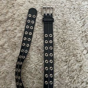 Black Leather Belt